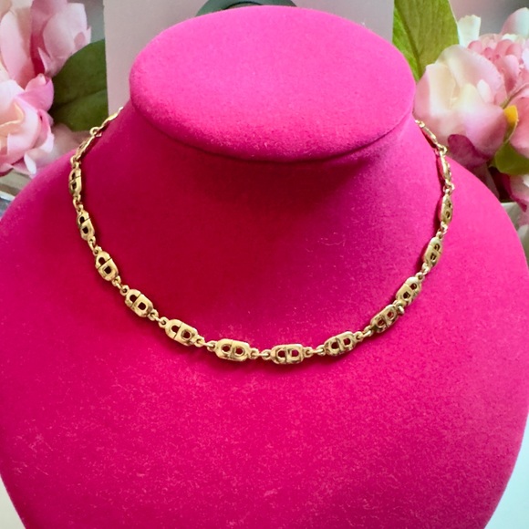 Vintage Dior CD Logo Necklace - Picture 1 of 4